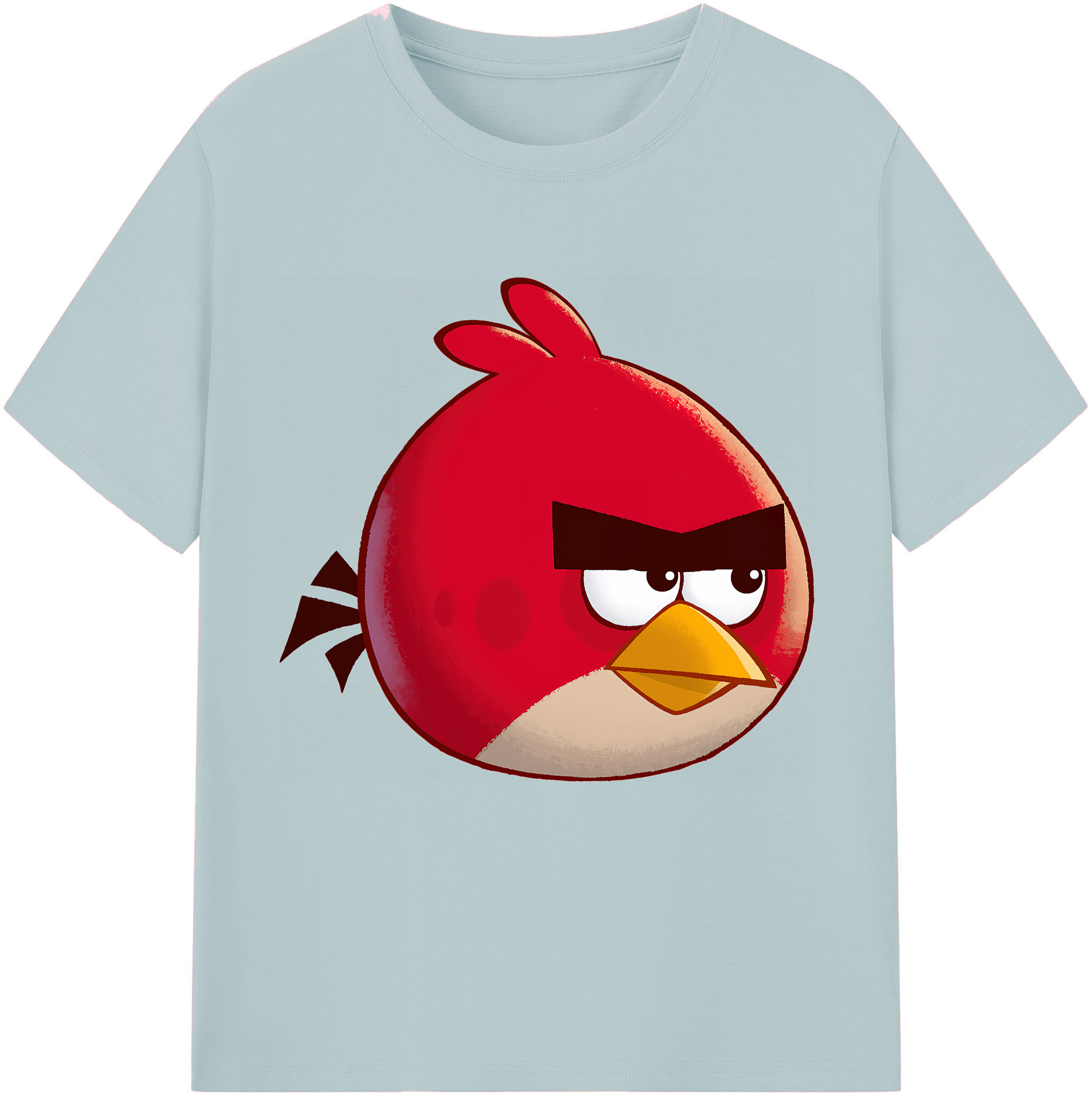 （画像用） Angry Birds アングリーバード 綿100％半袖Tシャツ（フロントプリント）